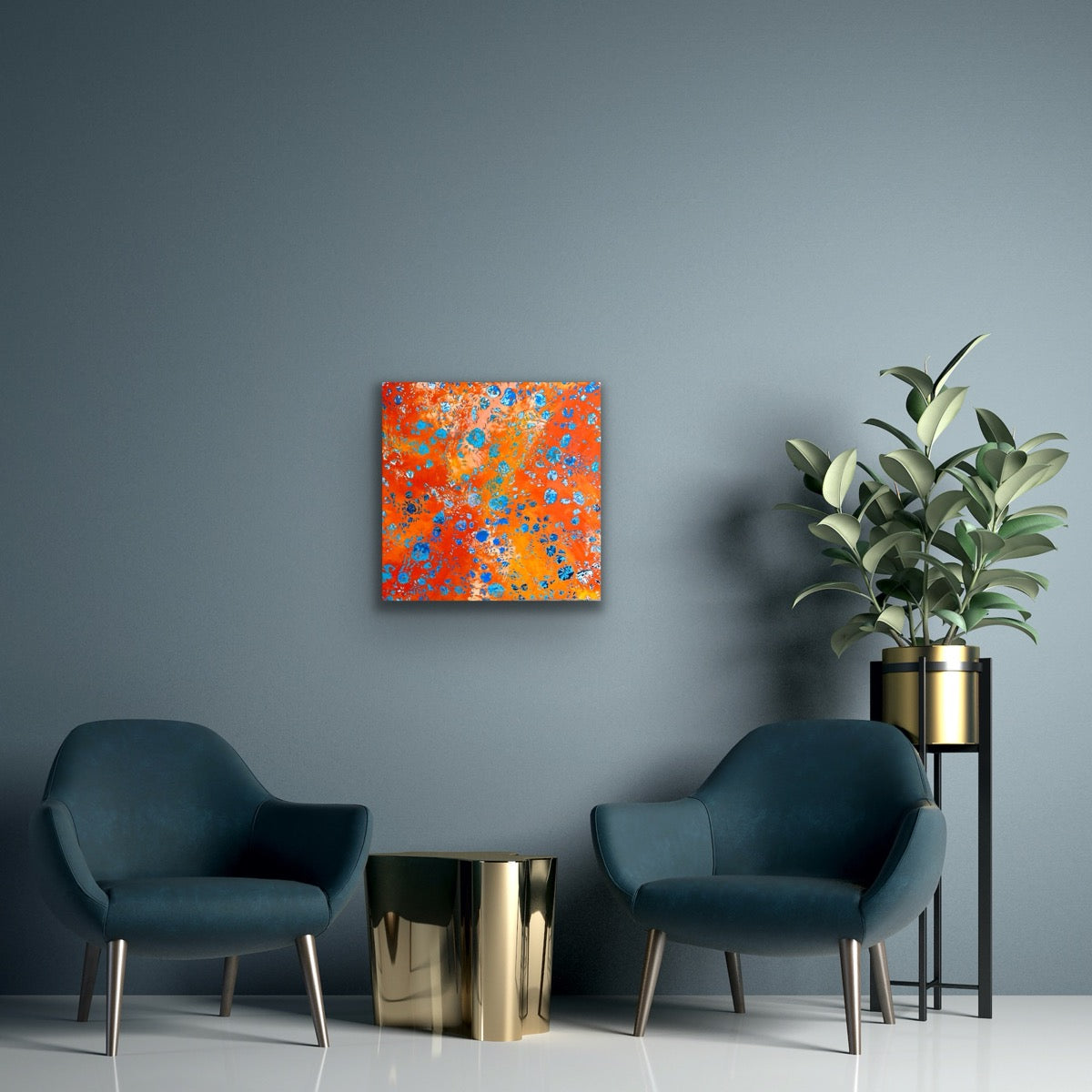 Against The Sun<br>61x61x3.8 cm<br>24"x24"x1.5"