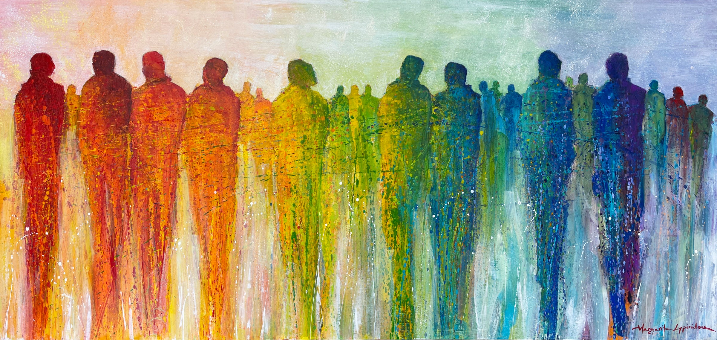 All Together Now<br>54x104x4 cm<br>21.3"x40.9"x1.6"
