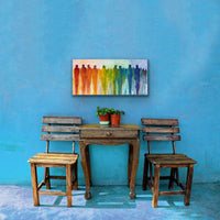 All Together Now<br>54x104x4 cm<br>21.3"x40.9"x1.6"