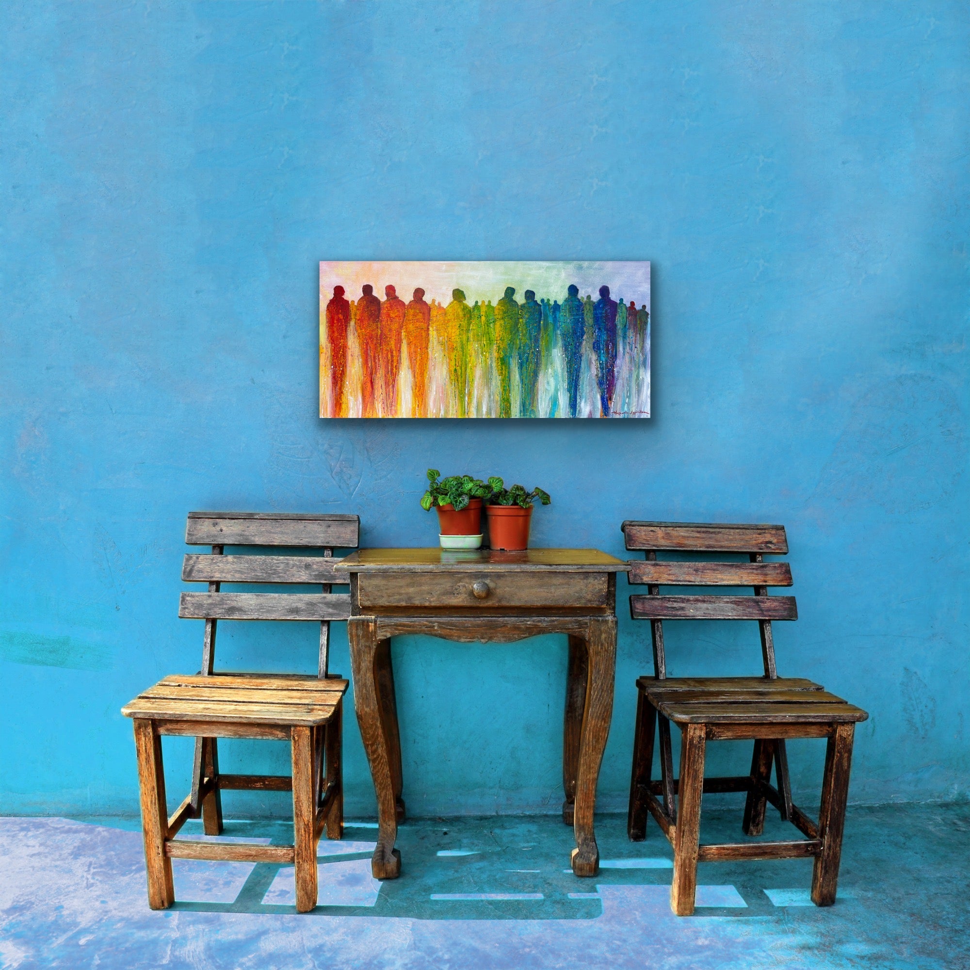All Together Now<br>54x104x4 cm<br>21.3"x40.9"x1.6"
