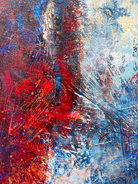 Cloud Walking<br>100x85x3 cm<br>39.4"x33.5"x1.2"