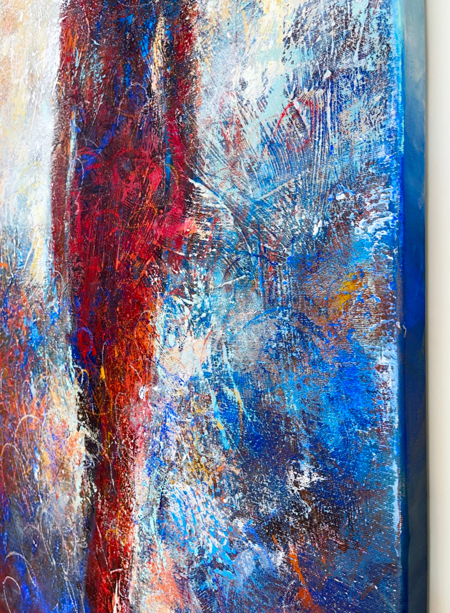 Cloud Walking<br>100x85x3 cm<br>39.4"x33.5"x1.2"