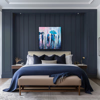 We And The Rain<br>100x101x3 cm<br>39.4"x39.8"x1.2"