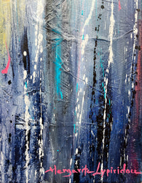 We And The Rain<br>100x101x3 cm<br>39.4"x39.8"x1.2"