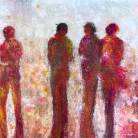 Les flâneurs d’autumn <br>100x100x3 cm<br>39.4”x39.4”x1.2”