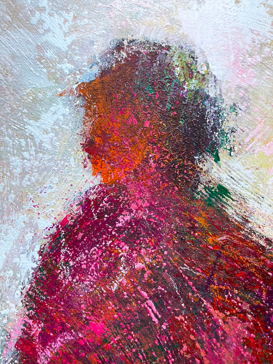 Les flâneurs d’autumn <br>100x100x3 cm<br>39.4”x39.4”x1.2”