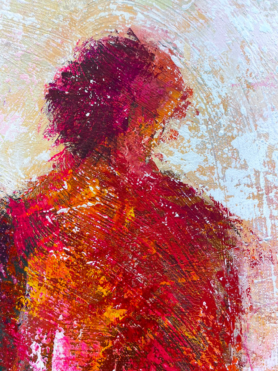 Les flâneurs d’autumn <br>100x100x3 cm<br>39.4”x39.4”x1.2”