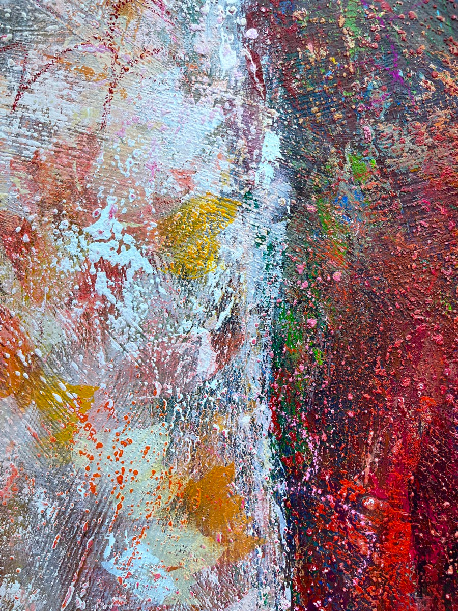 Les flâneurs d’autumn <br>100x100x3 cm<br>39.4”x39.4”x1.2”