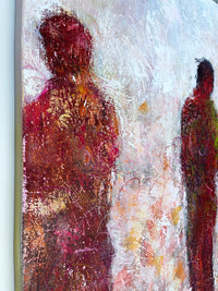 Les flâneurs d’autumn <br>100x100x3 cm<br>39.4”x39.4”x1.2”