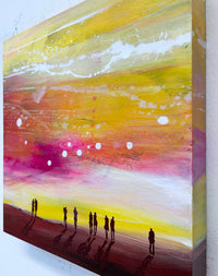 Let’s Dance <br>25x25x3 cm<br>9.8”x9.8”x1.2"