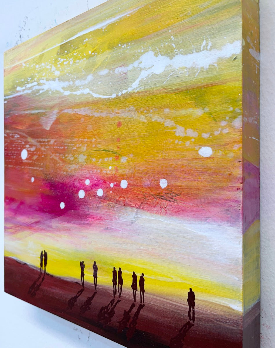 Let’s Dance <br>25x25x3 cm<br>9.8”x9.8”x1.2"