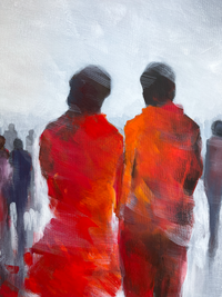 Looking For The One (triptych) <br>100x140x3 cm<br>39.4”x55”x1.2”