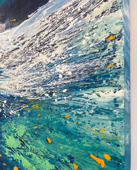 Sea Garden <br>76x76x3 cm<br>30”x30”x1.2"