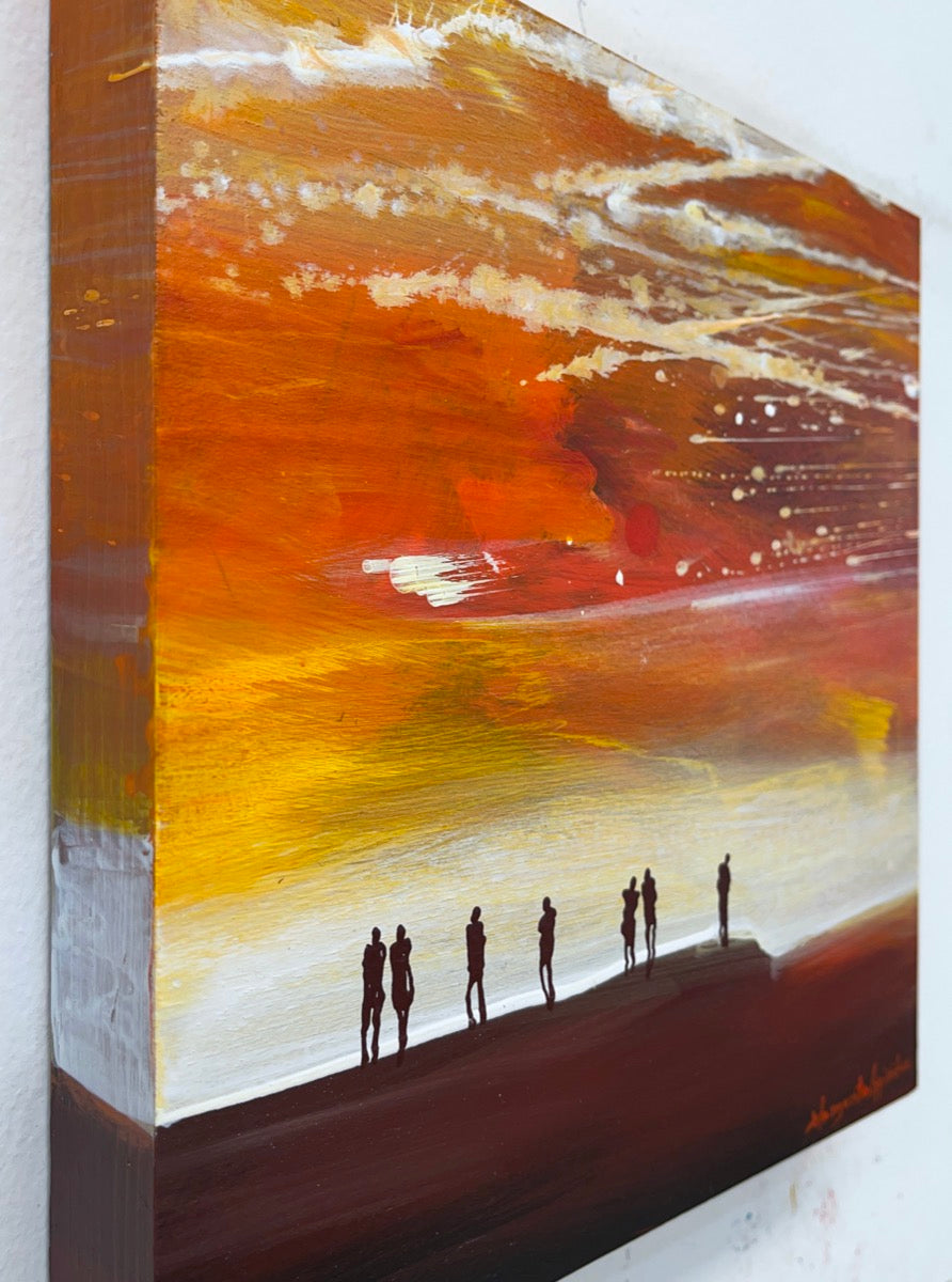Shooting Stars <br>25x25x3 cm<br>9.8”x9.8”x1.2"