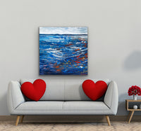 The Size Of Water <br>104x104x3 cm<br>40.9"x40.9"x1.2"