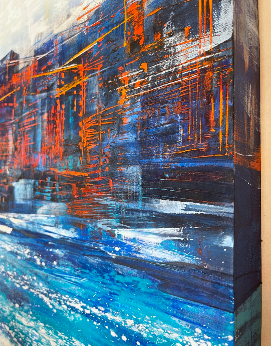 Urban Lines<br>24x125x3cm<br>17.3”x49.2”x1.2”