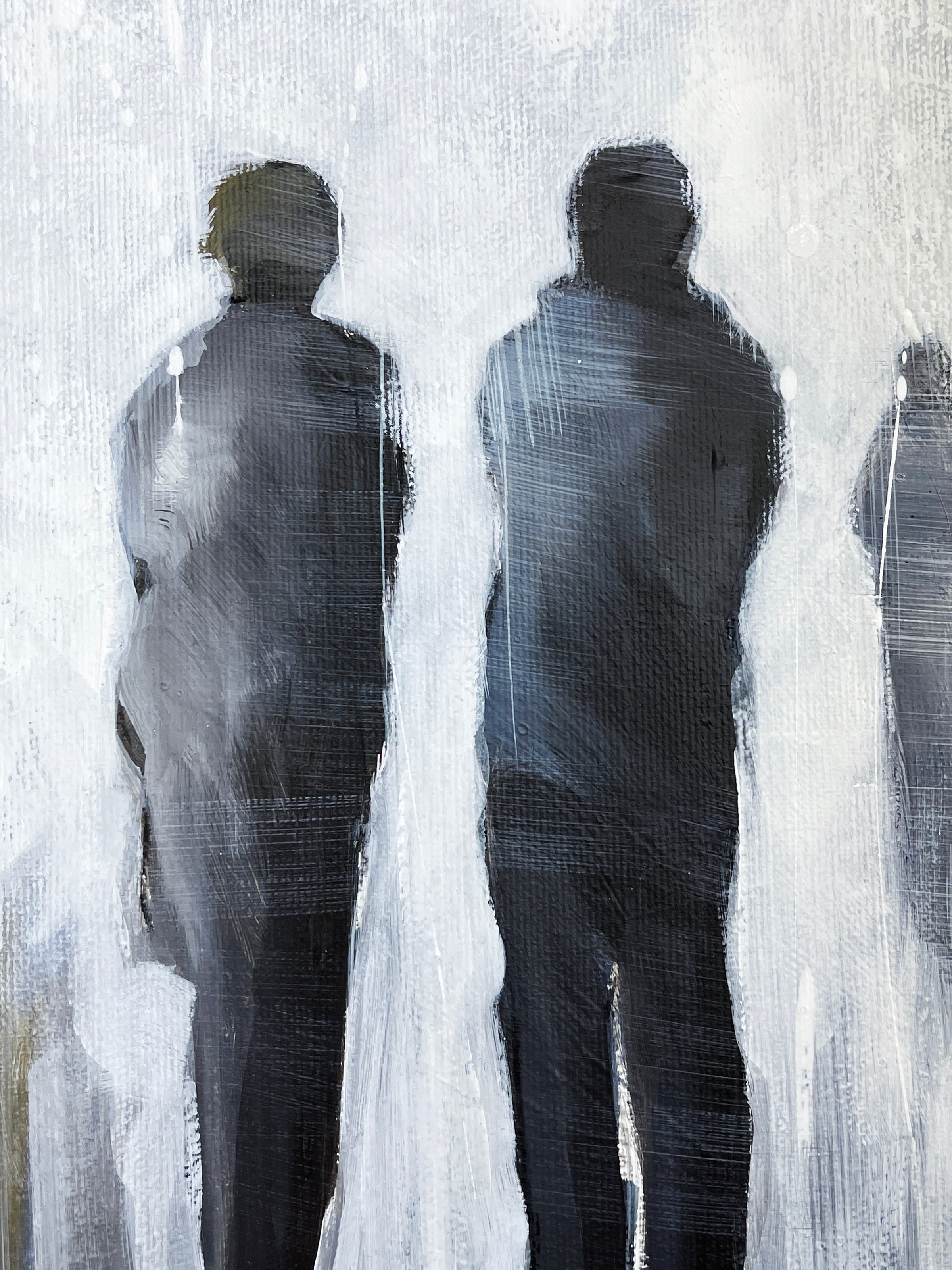 White Rain <br>25.4x76.2x3.8 cm<br>10”x30”x1.5”