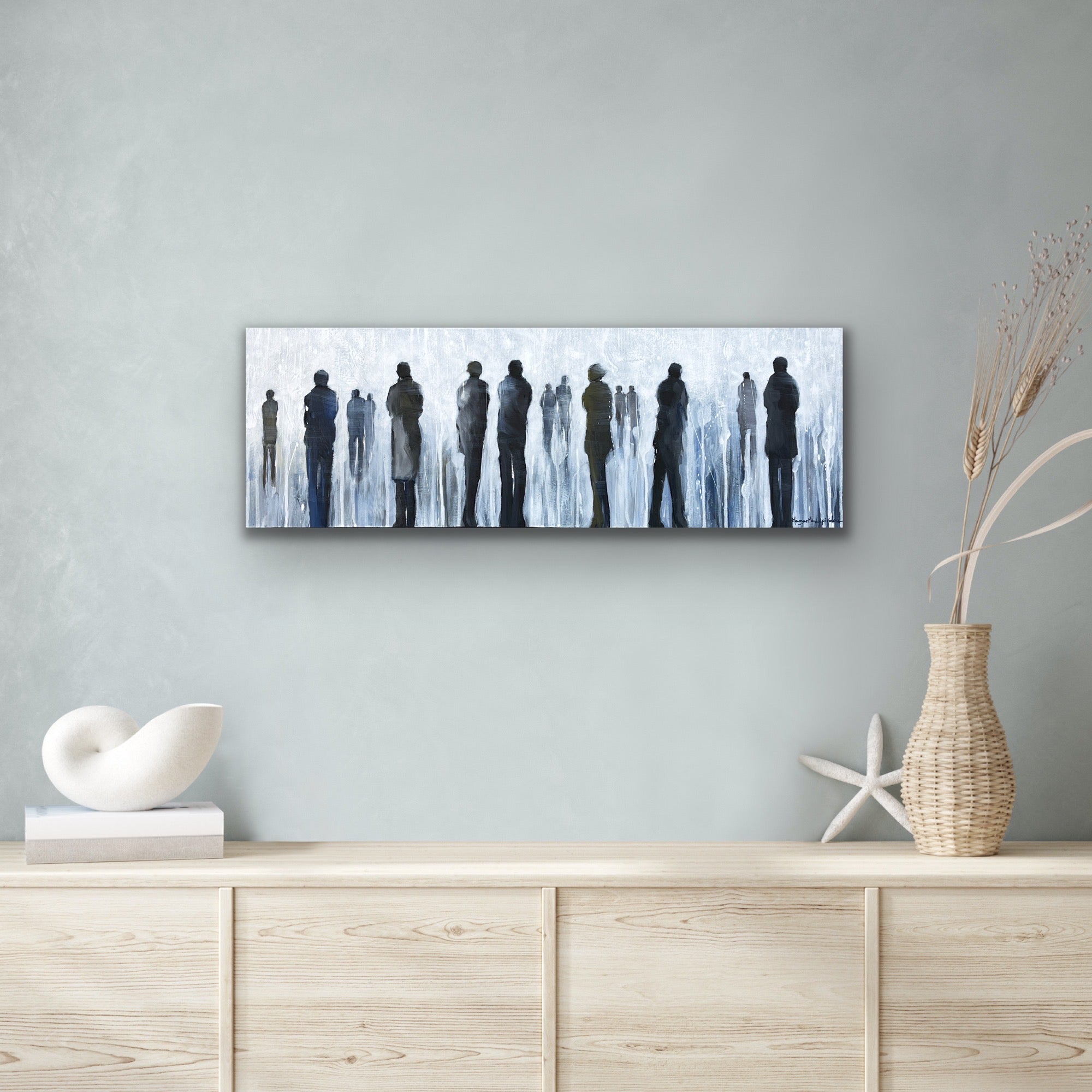 White Rain <br>25.4x76.2x3.8 cm<br>10”x30”x1.5”