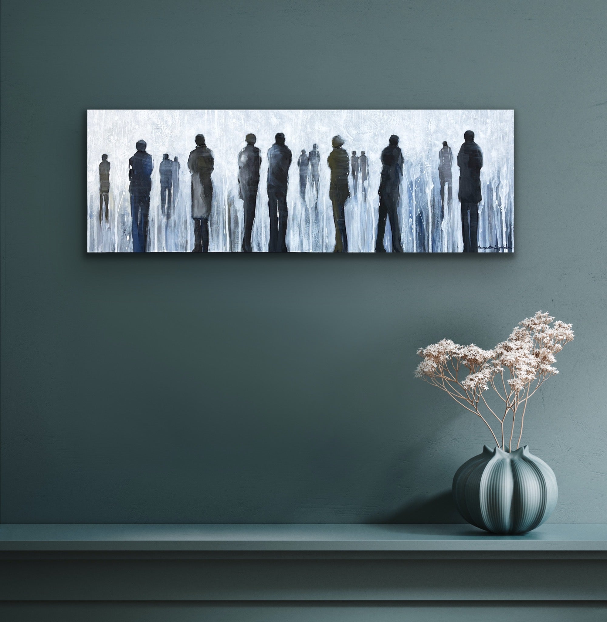 White Rain <br>25.4x76.2x3.8 cm<br>10”x30”x1.5”