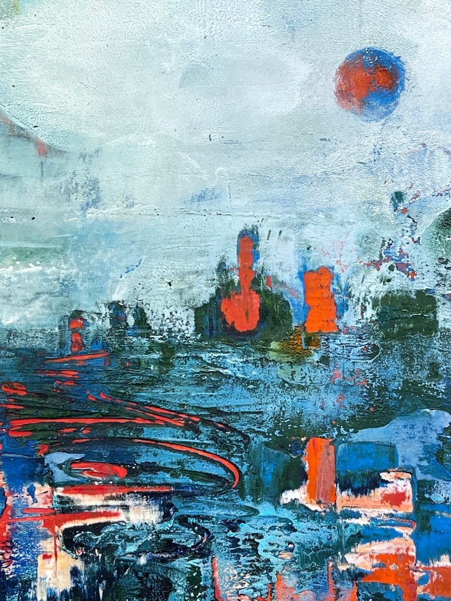 Arrival Of Dusk <br>30.5x42.5x4 cm<br>11.8”x16.7”x1.6”