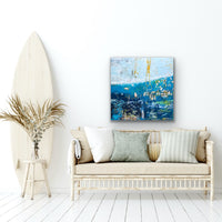 Au Fond de l'Inconnu <br>102x102x2 cm<br>40.2"x40.2"x0.8"