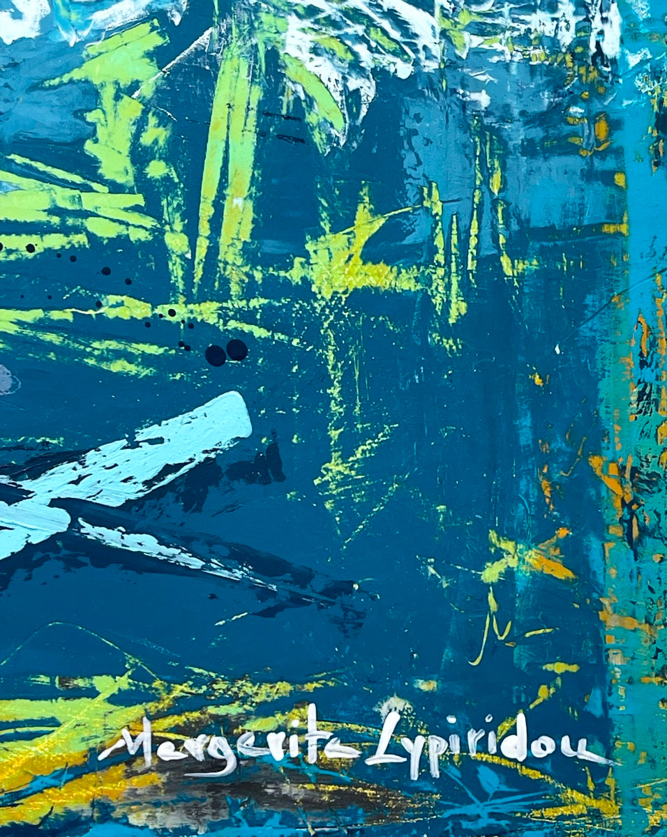 Au Fond de l'Inconnu <br>102x102x2 cm<br>40.2"x40.2"x0.8"