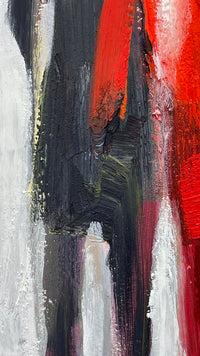 Comings And Goings <br>44.5x152.5x3 cm<br>17.5”x60”x1.2"