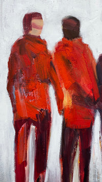 Comings And Goings <br>44.5x152.5x3 cm<br>17.5”x60”x1.2"