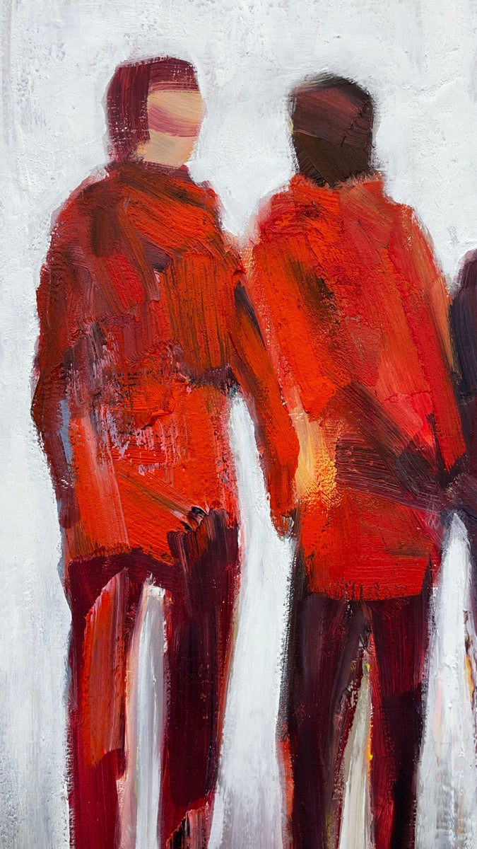 Comings And Goings <br>44.5x152.5x3 cm<br>17.5”x60”x1.2"