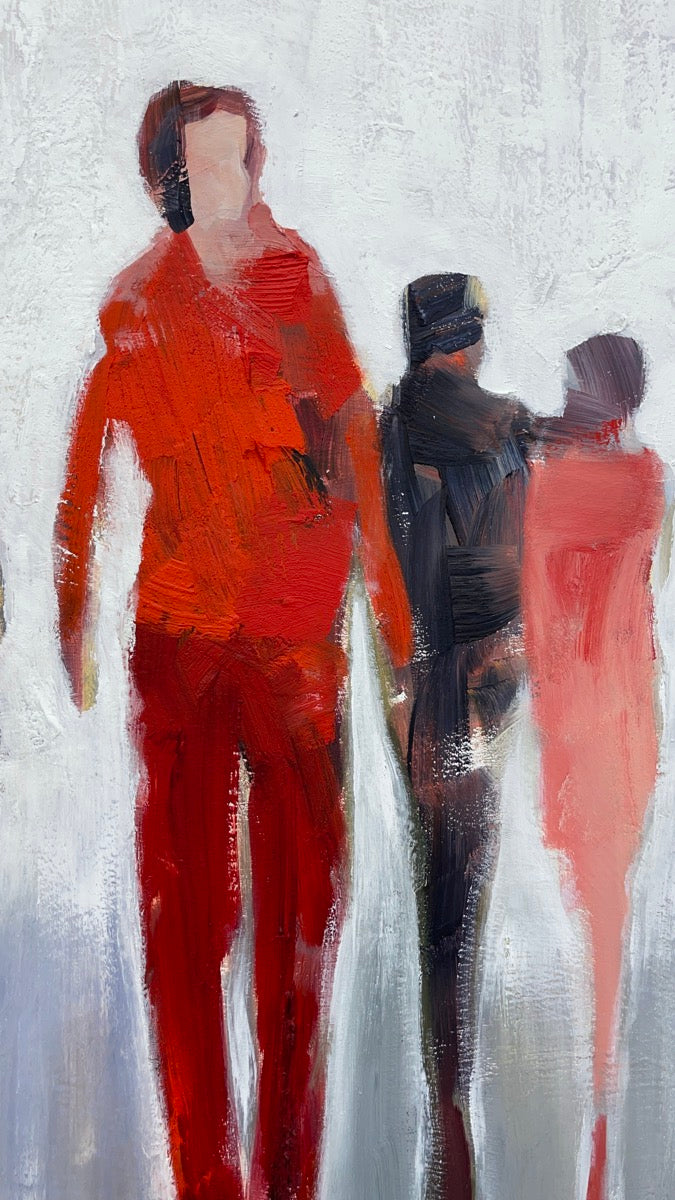 Comings And Goings <br>44.5x152.5x3 cm<br>17.5”x60”x1.2"