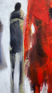 Comings And Goings <br>44.5x152.5x3 cm<br>17.5”x60”x1.2"