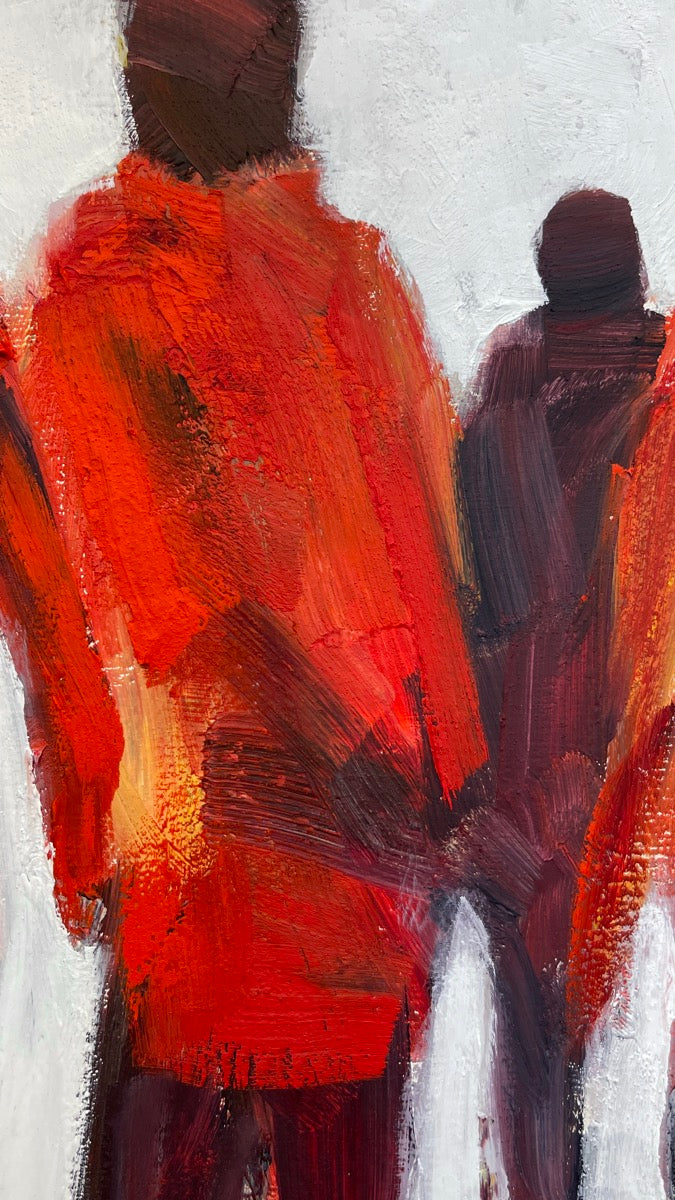 Comings And Goings <br>44.5x152.5x3 cm<br>17.5”x60”x1.2"