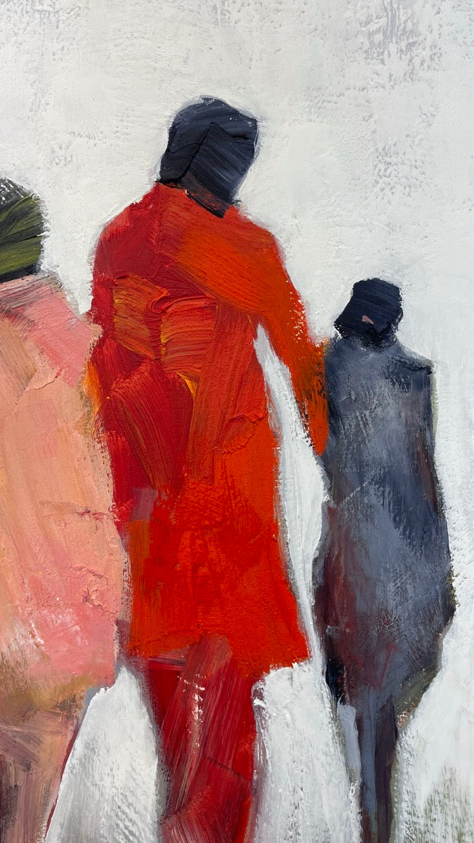 Comings And Goings <br>44.5x152.5x3 cm<br>17.5”x60”x1.2"