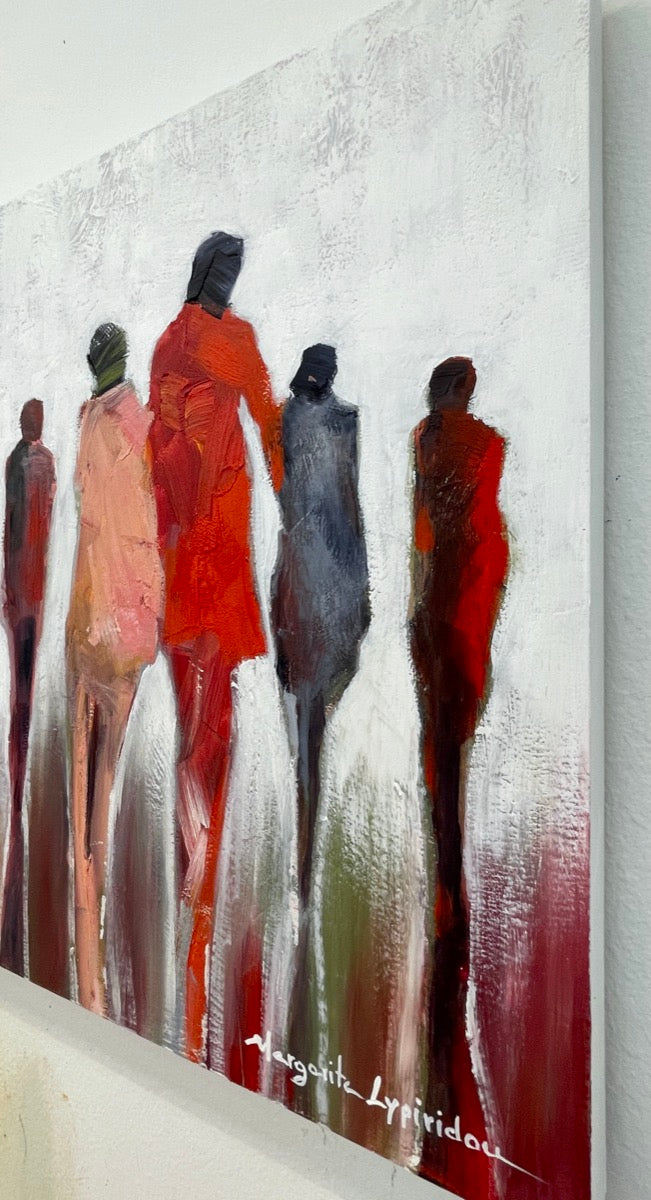 Comings And Goings <br>44.5x152.5x3 cm<br>17.5”x60”x1.2"