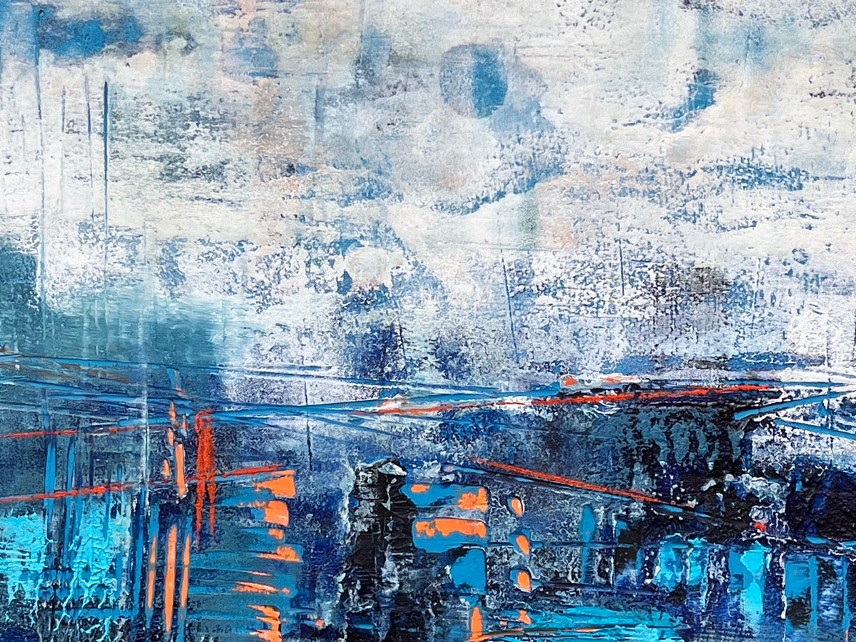 Cool Waves <br>30.5x40.5x4.4 cm<br>12”x16”x1.8"