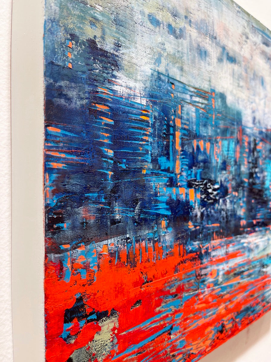 Cool Waves <br>30.5x40.5x4.4 cm<br>12”x16”x1.8"