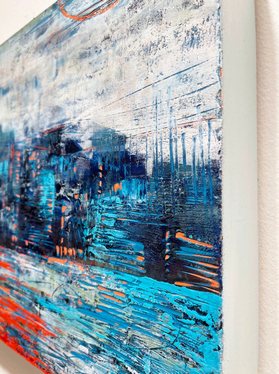 Cool Waves <br>30.5x40.5x4.4 cm<br>12”x16”x1.8"