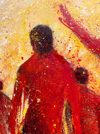 Dancing In The Heat <br>100x80x2 cm<br>39.4”x31.5”x0.8”