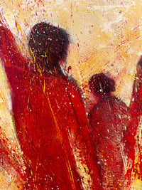 Dancing In The Heat <br>100x80x2 cm<br>39.4”x31.5”x0.8”