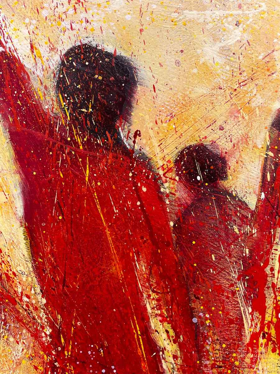 Dancing In The Heat <br>100x80x2 cm<br>39.4”x31.5”x0.8”