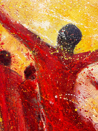 Dancing In The Heat <br>100x80x2 cm<br>39.4”x31.5”x0.8”