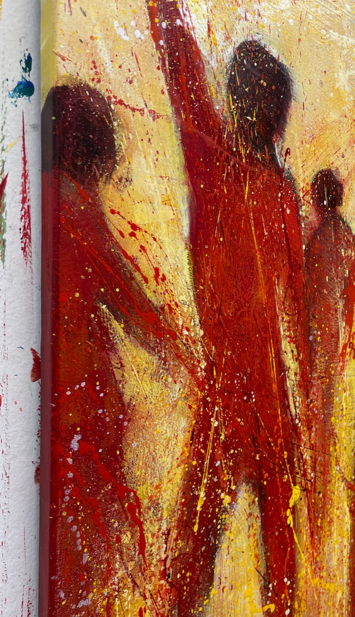 Dancing In The Heat <br>100x80x2 cm<br>39.4”x31.5”x0.8”