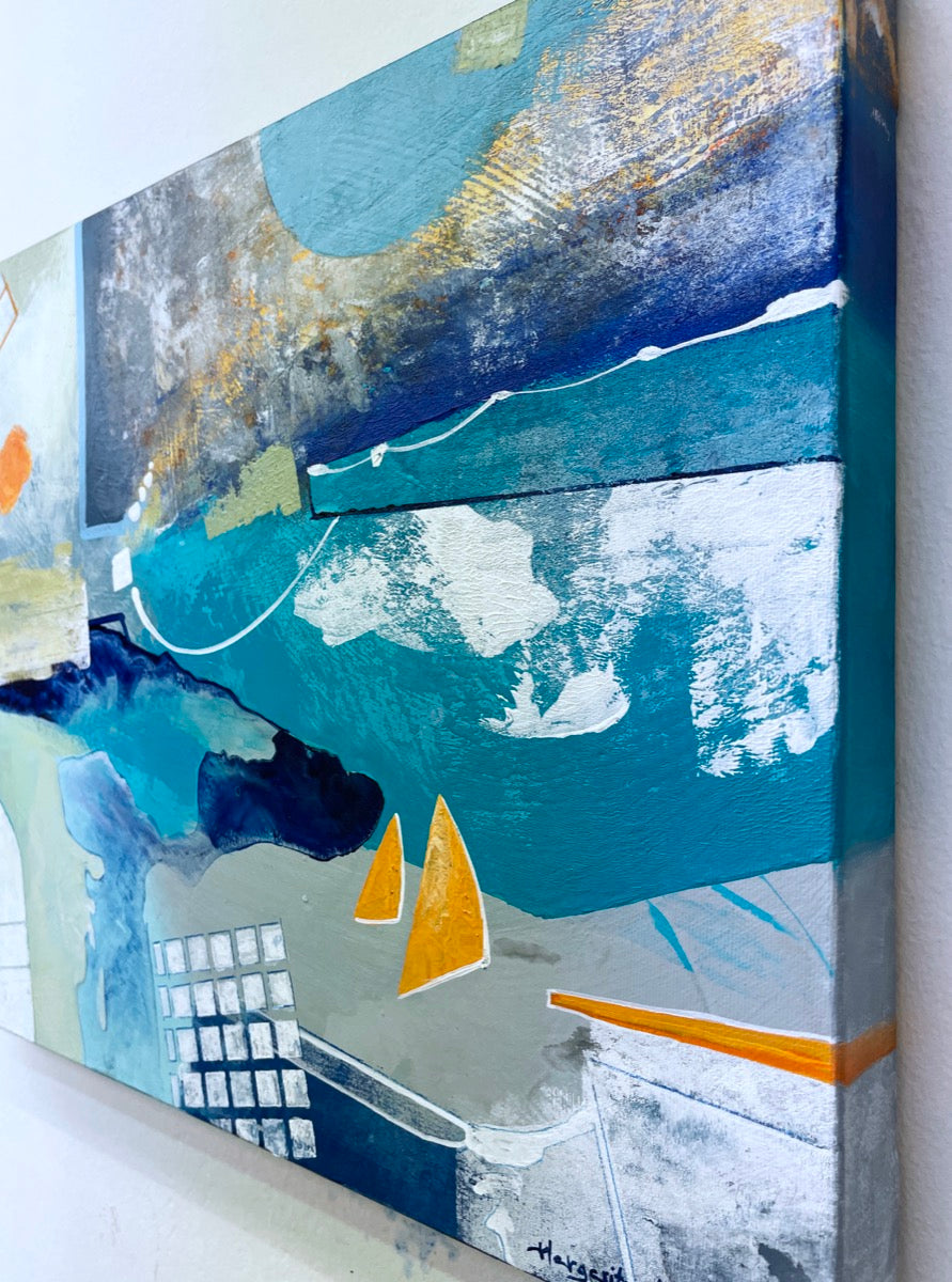 Daytrip <br>36x46x4 cm<br>14.2”x18.1”x1.6”