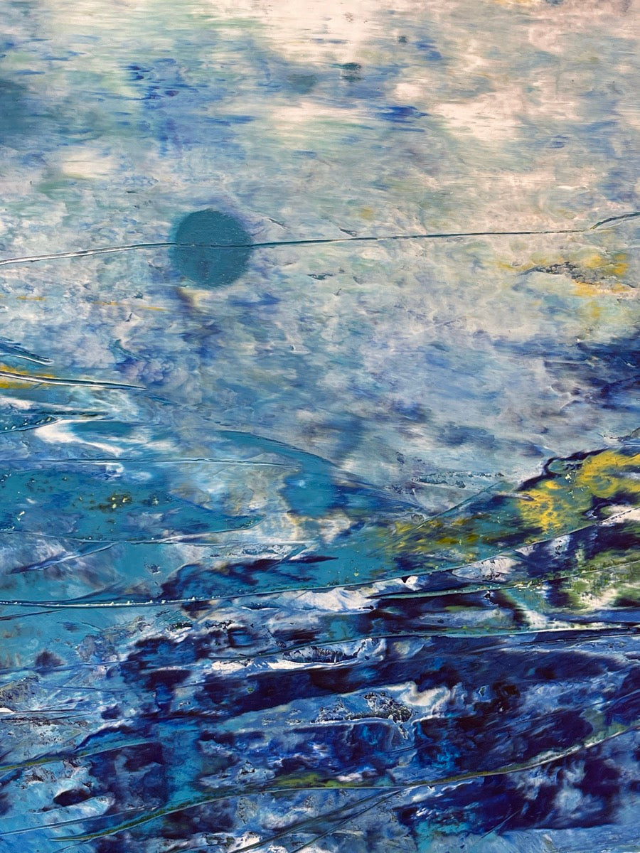 On An Impulse <br>76x76x3 cm<br>30”x30”x1.2"