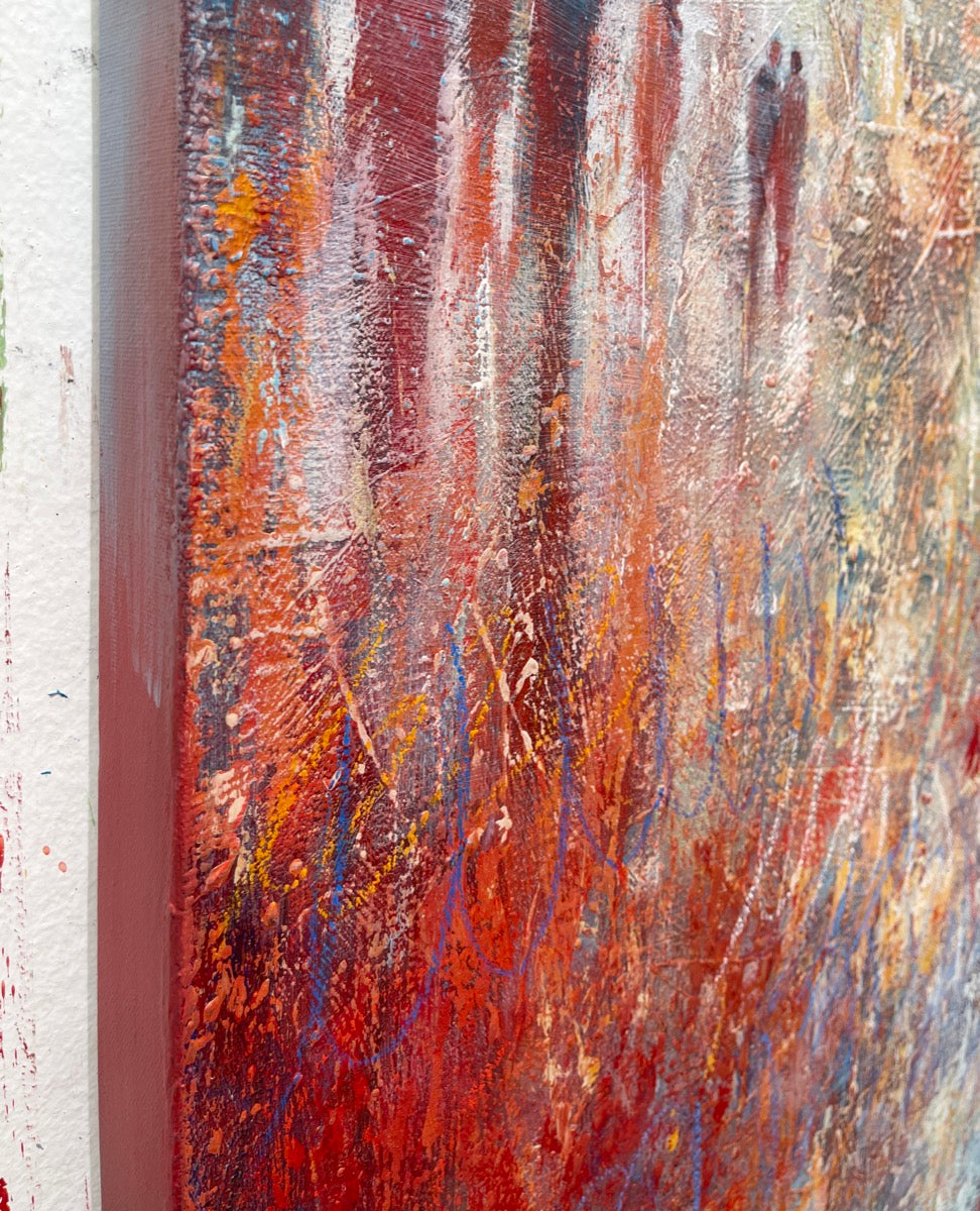 Elusive Figures <br>91.5x91.5x4 cm<br>36”x36"x1.6"