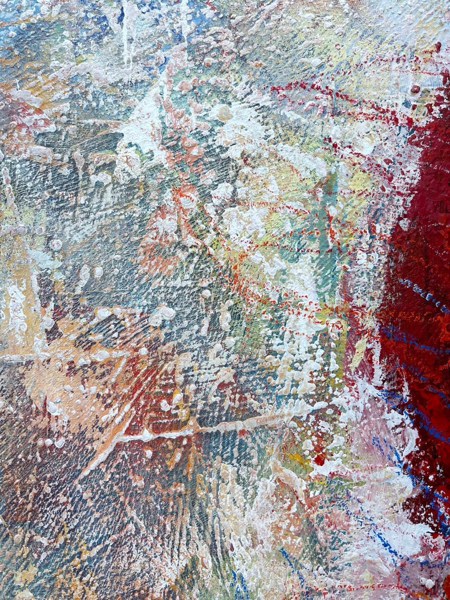 Elusive Figures <br>91.5x91.5x4 cm<br>36”x36"x1.6"