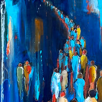 Explorations <br>103x22x4 cm<br>40.5”x8.7”x1.6”