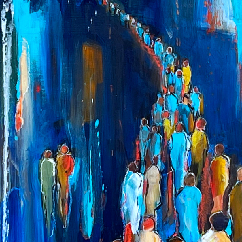 Explorations <br>103x22x4 cm<br>40.5”x8.7”x1.6”
