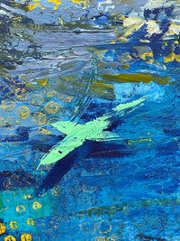 On An Impulse <br>76x76x3 cm<br>30”x30”x1.2"