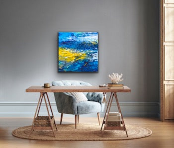 On An Impulse <br>76x76x3 cm<br>30”x30”x1.2"